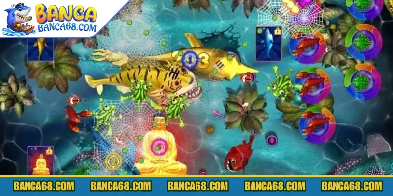 Đoán hướng đi của cá để nhắm bắn cá vàng trúng nhanh